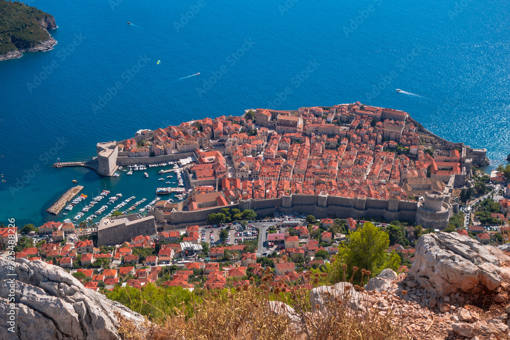 Old Town of Dubrovnik from above