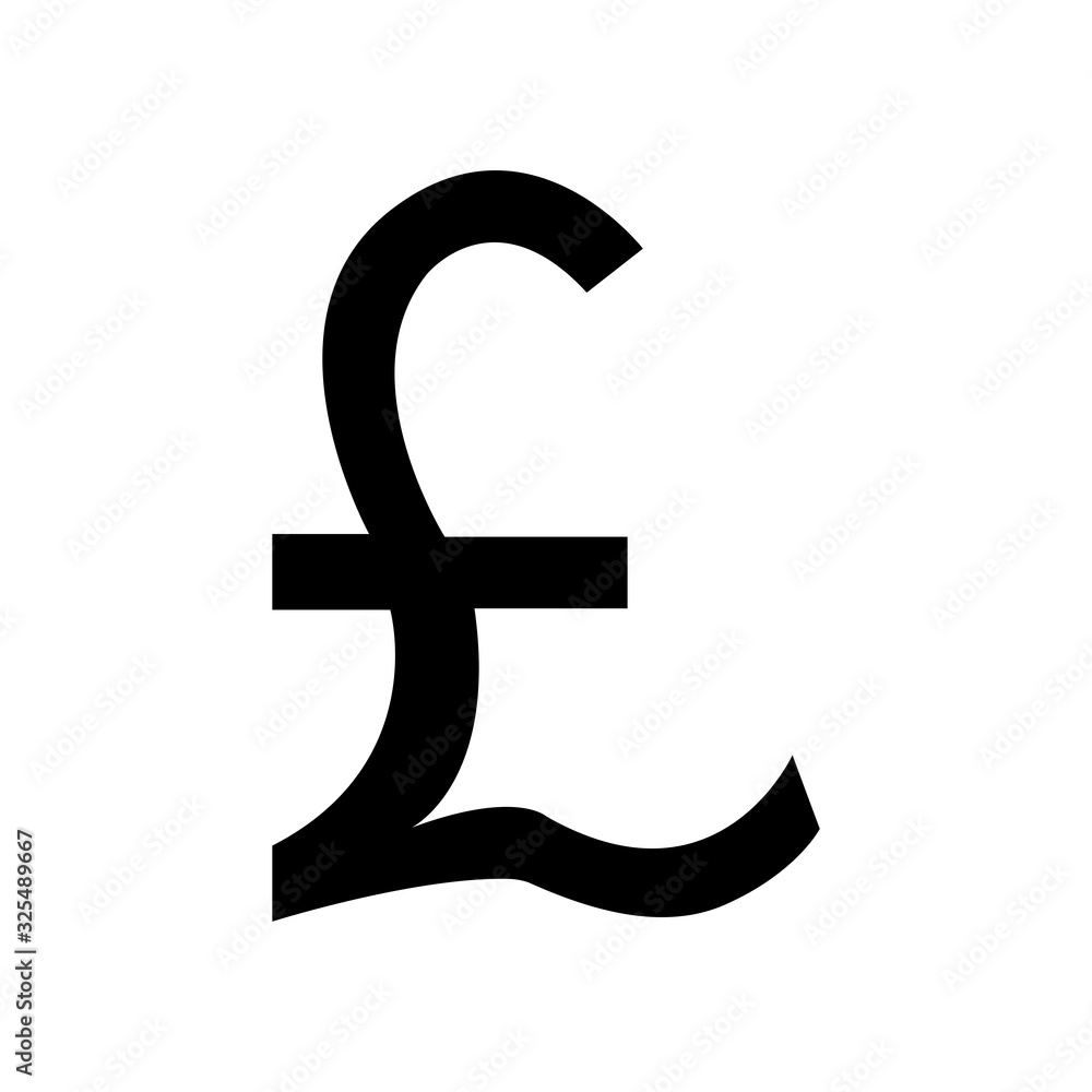 Pound sterling icon symbol Pound sterling icon symbol