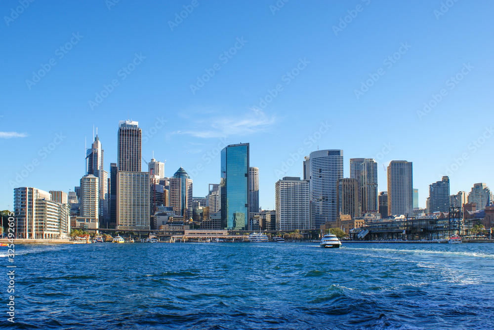Fototapeta premium Skyline Sydney Harbor in New South Wales Australia