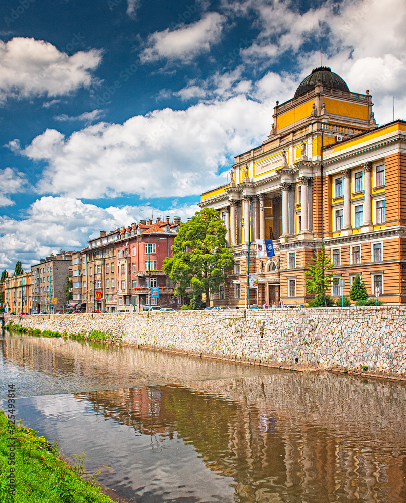 Houses in the old town of Sarajevo