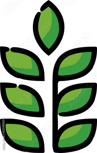 Crops Farming Doodle Sketch Icon