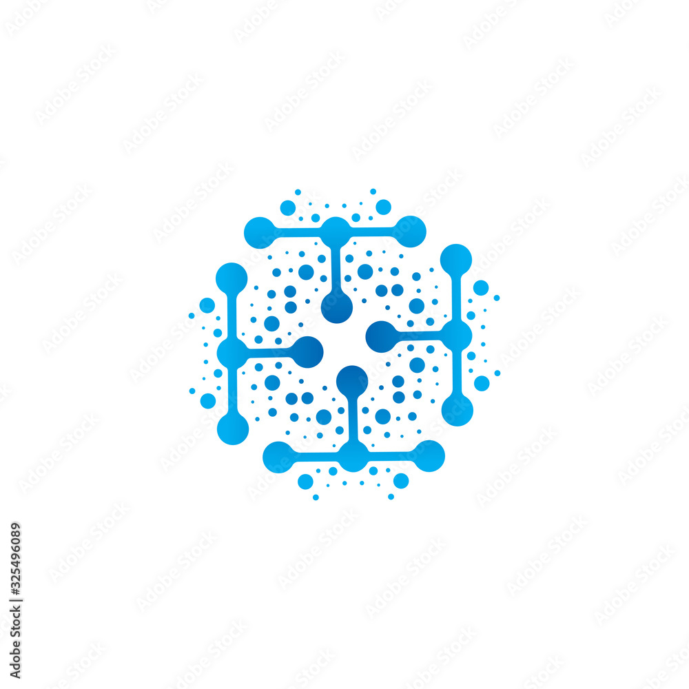 Molecule vector illustration design Molecule vector illustration design