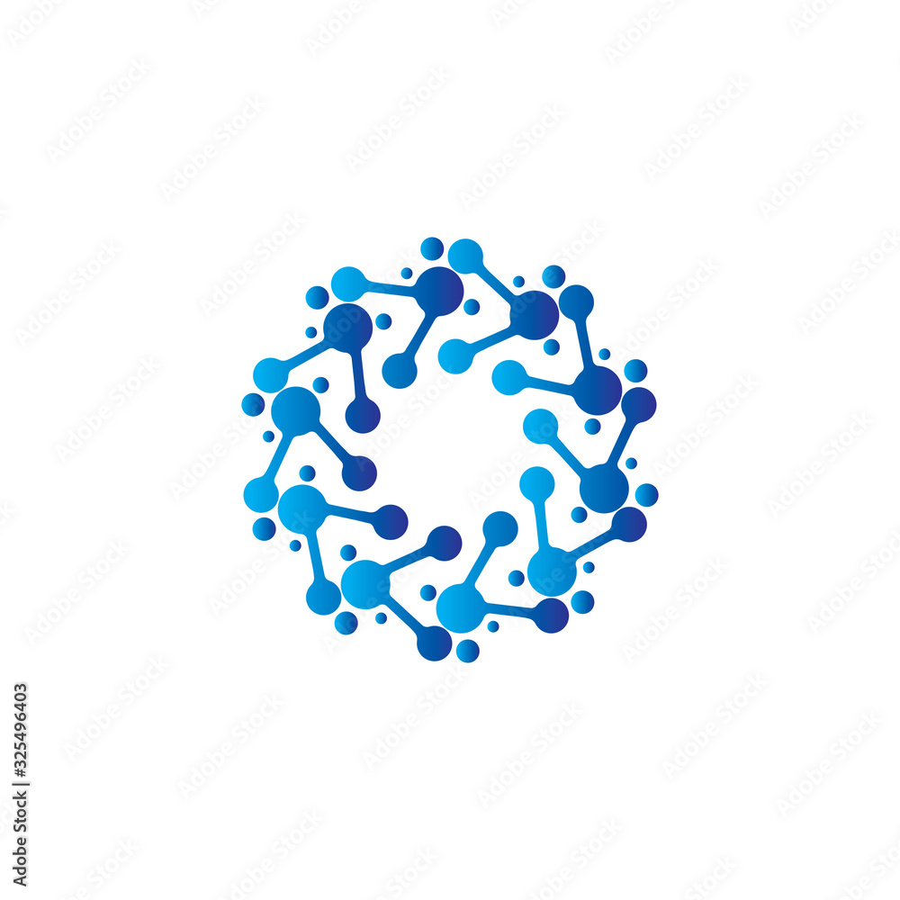 Molecule vector illustration design Molecule vector illustration design
