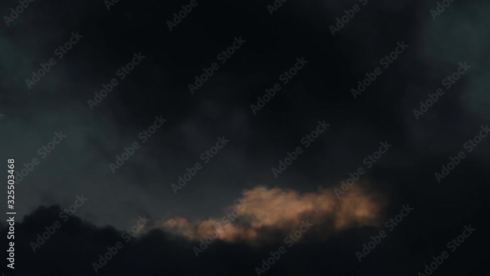 Winterly evening clouds over Berlin and Brandenburg from February 19, 2020, Germany Winterly evening clouds over Berlin and Brandenburg from February 19, 2020, Germany