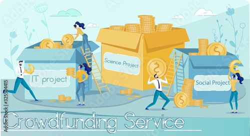 Crowdfunding Service for IT, Science, Social Ideas
