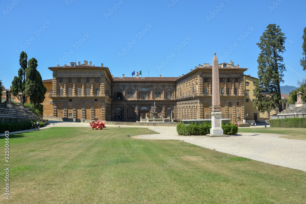 Obraz premium The garden giardino di Boboli in Florence