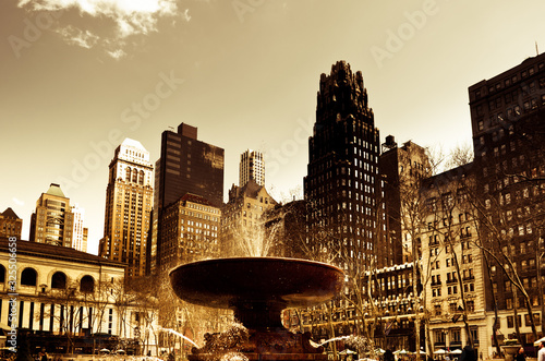 Bryant park in New York, USA
