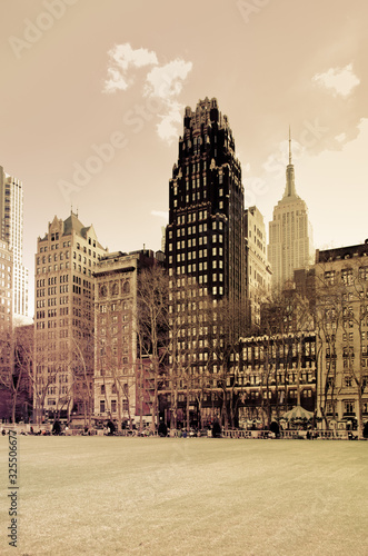 Bryant park in New York, USA