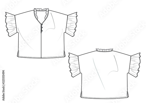 tshirt isolated on white background fashion design