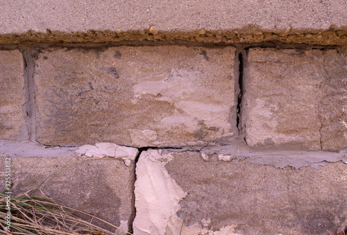 Fotografija Crack In A Older Home Foundation