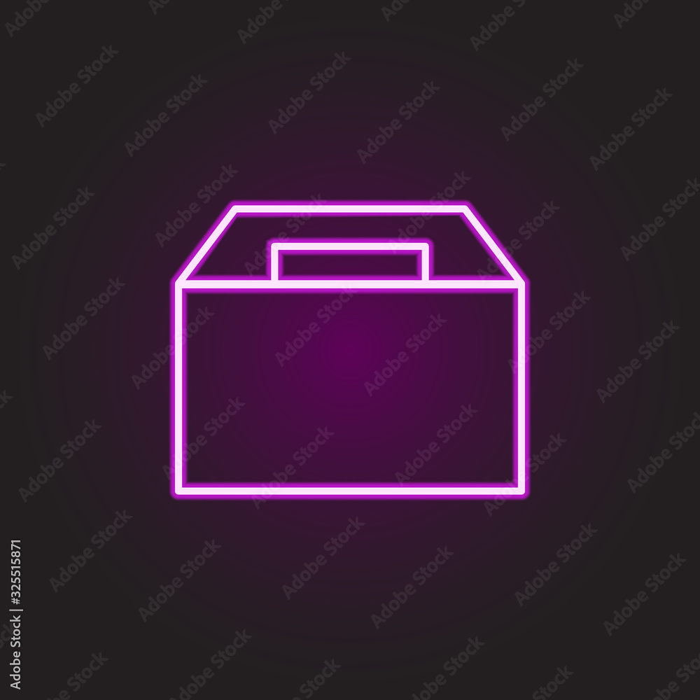 Food, computer neon style icon. Simple thin line, outline vector of food and drink icons for ui and ux, website or mobile application Food, computer neon style icon. Simple thin line, outline vector of food and drink icons for ui and ux, website or mobile application