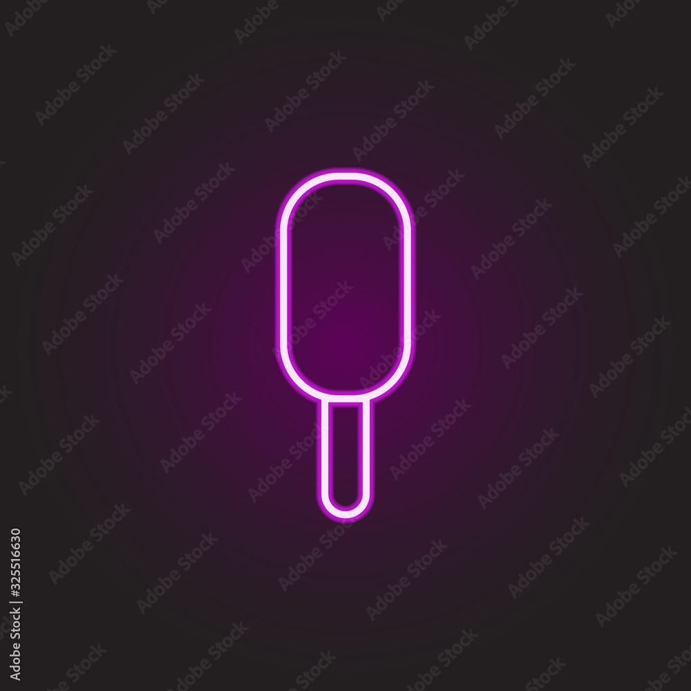 Ticket, money neon style icon. Simple thin line, outline vector of food and drink icons for ui and ux, website or mobile application Ticket, money neon style icon. Simple thin line, outline vector of food and drink icons for ui and ux, website or mobile application
