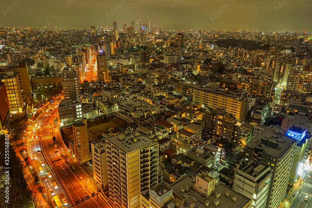 東京 夜景 池袋 展望台 Hdr Stock Photo Adobe Stock