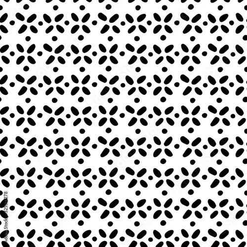 Abstract hand drawn seamless pattern. Ink mark.
