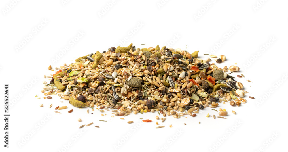Dry Rodent Food Mix for Mouse, Rabbit or Degu Isolated Dry Rodent Food Mix for Mouse, Rabbit or Degu Isolated