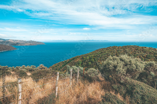 Makara beach natural scenes in Wellington, New Zealand photo