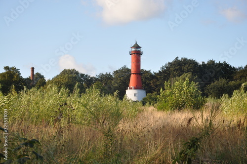 Widok na latarnię morską, Rozewie, Polska photo