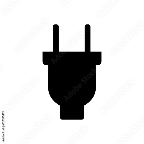 Electric plug icon