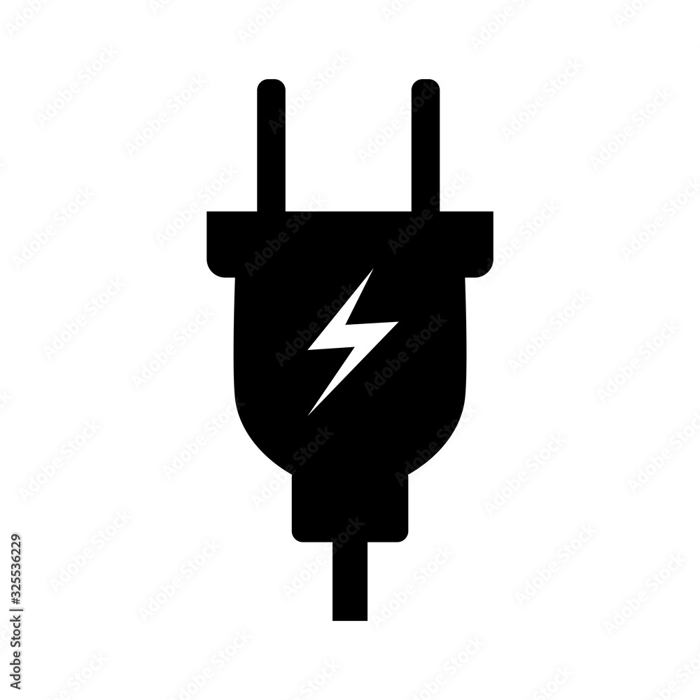 Electric plug icon Electric plug icon