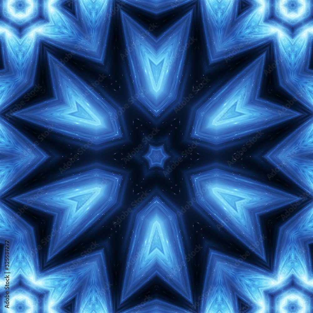 Abstract Fractal Kaleidoscope Pattern Texture for Wallpaper or Tiles Floor Abstract Fractal Kaleidoscope Pattern Texture for Wallpaper or Tiles Floor