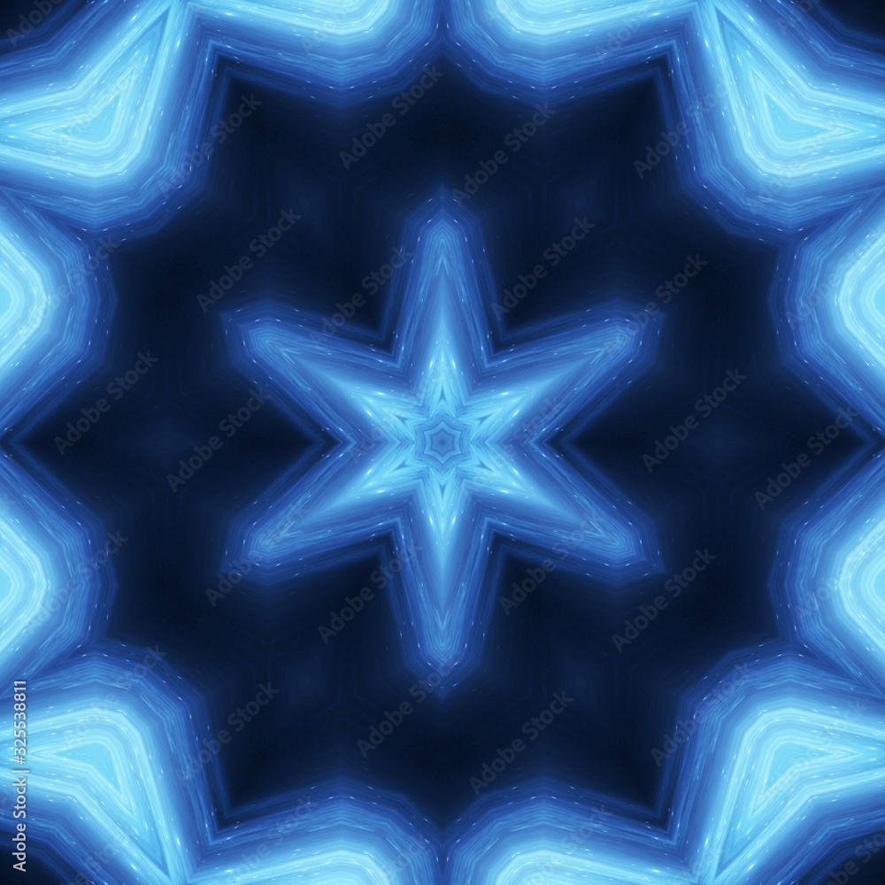 Abstract Fractal Kaleidoscope Pattern Texture for Wallpaper or Tiles Floor Abstract Fractal Kaleidoscope Pattern Texture for Wallpaper or Tiles Floor