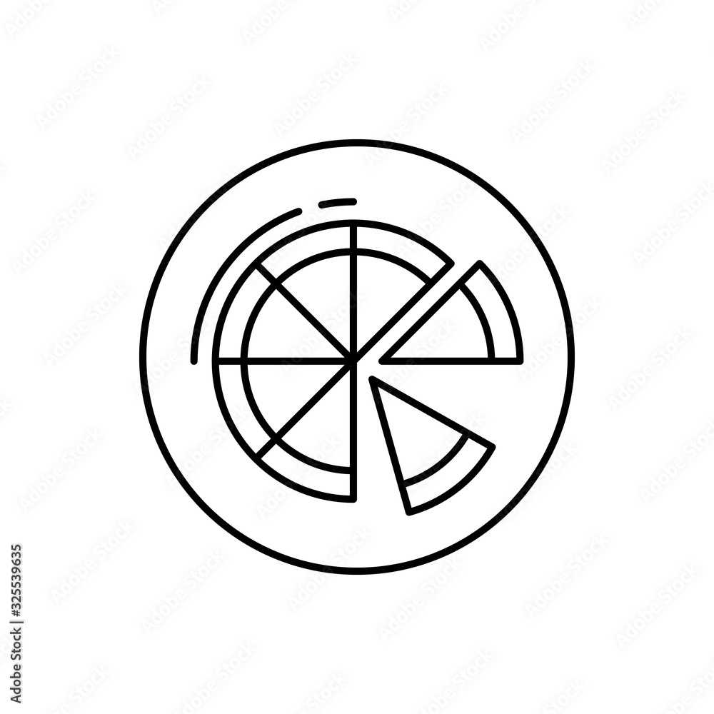 Pizza, vegan icon. Simple line, outline vector elements of vegetarian icons for ui and ux, website or mobile application Pizza, vegan icon. Simple line, outline vector elements of vegetarian icons for ui and ux, website or mobile application