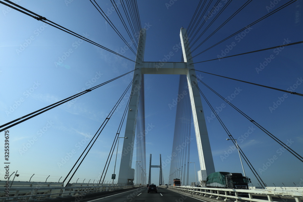 Fototapeta premium Yokohama Bay Bridge Bay Bridge