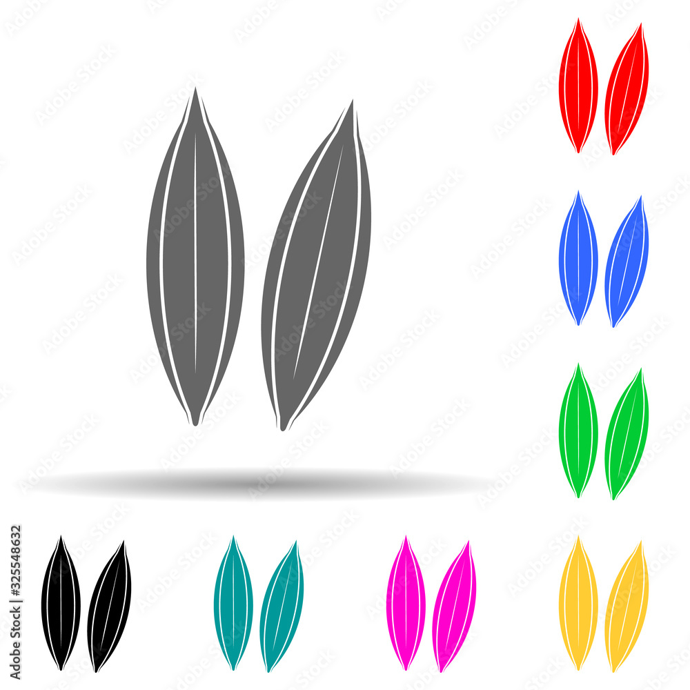barley multi color style icon. Simple glyph, flat vector of nuts icons for ui and ux, website or mobile application barley multi color style icon. Simple glyph, flat vector of nuts icons for ui and ux, website or mobile application