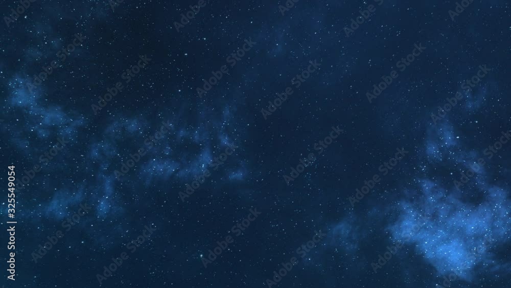 Realistic Night Starry Sky With A Lot Of Twinkling Stars, Space Animation Realistic Night Starry Sky With A Lot Of Twinkling Stars, Space Animation