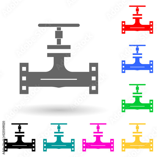oil wire multi color style icon. Simple glyph, flat vector of Oil icons for ui and ux, website or mobile application