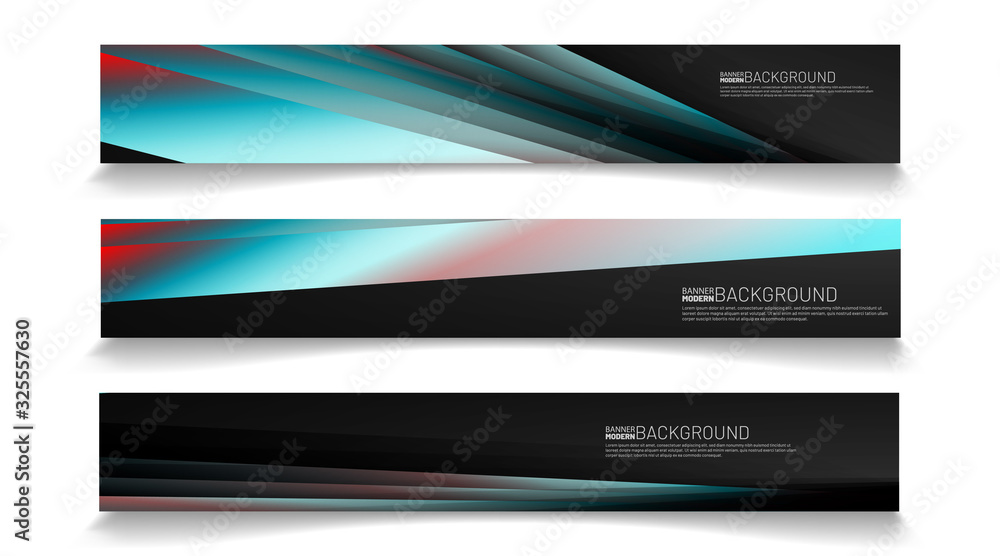Modern web banner background. abstract vector template design. light effect illustration Modern web banner background. abstract vector template design. light effect illustration