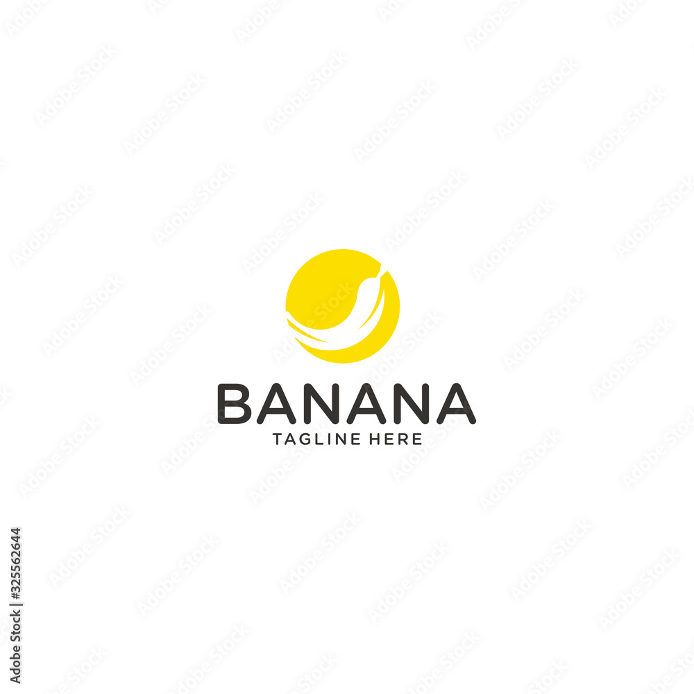 banana vector icon logo graphic design template banana vector icon logo graphic design template