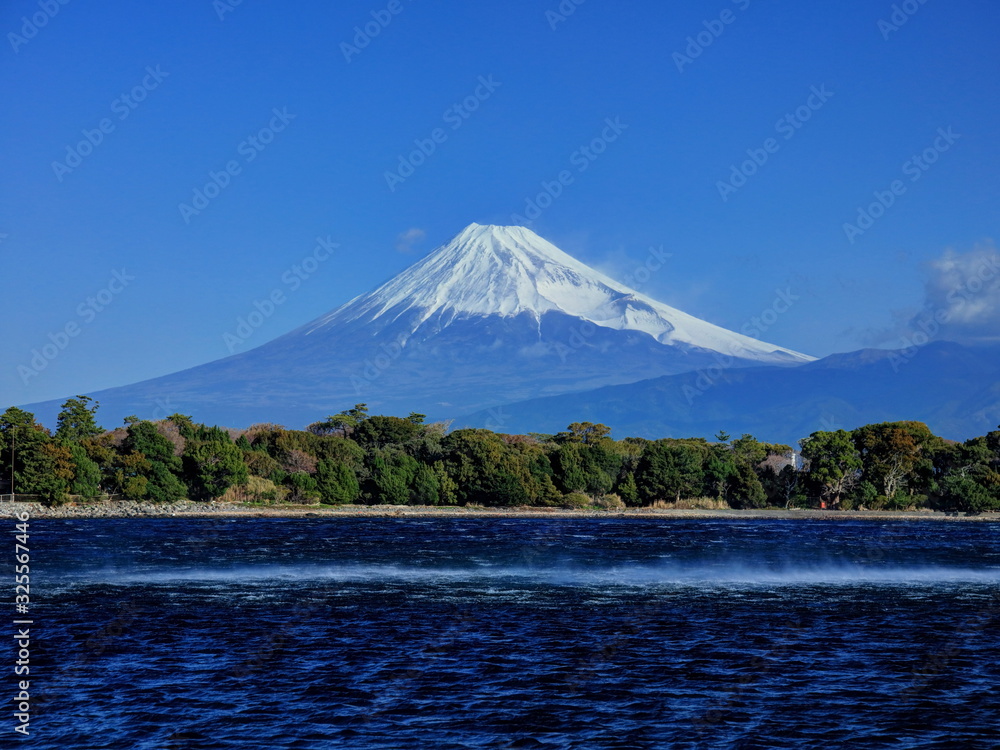 大瀬崎からの富士山