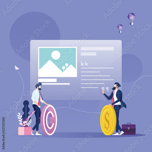 Copyright Images Illustration Concept