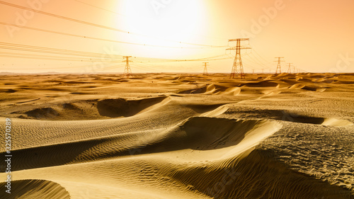 High voltage power lines