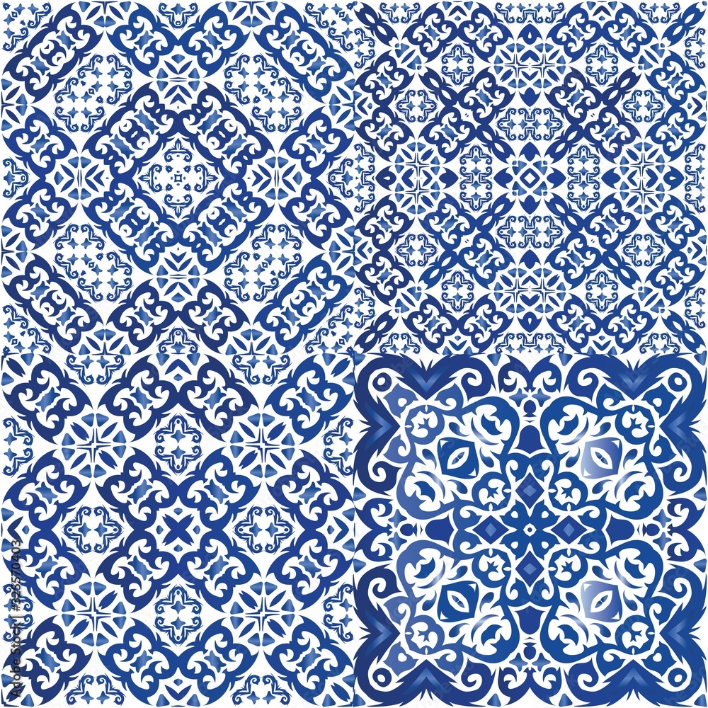 Fototapeta premium Ceramic tiles azulejo portugal.