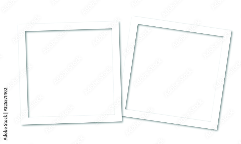 photo frame on white background