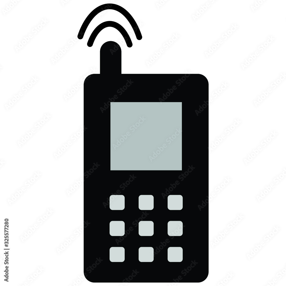 mobile phone isolated on white background mobile phone isolated on white background