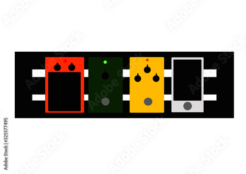 Simple design pedalboard guitar effect