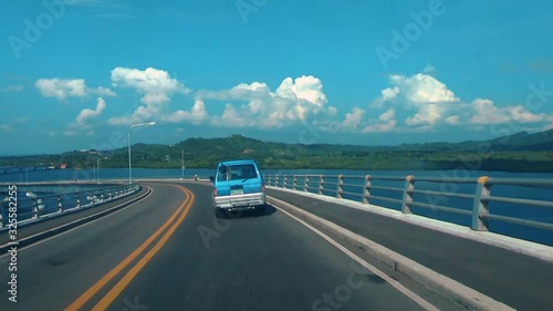 passing bridge of san juanico photo