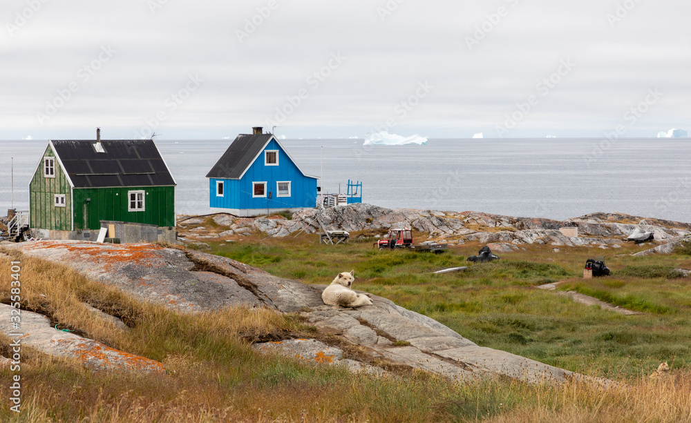 Tiny settlement of Ilimanaq, Western Greenland formerly known as Claushavn