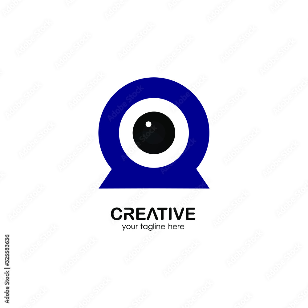 modern eye logos. with a combination of eye design and technology. unique symbol for eye, camera and design technology needs. gradient texture. isolated white. vector modern eye logos. with a combination of eye design and technology. unique symbol for eye, camera and design technology needs. gradient texture. isolated white. vector