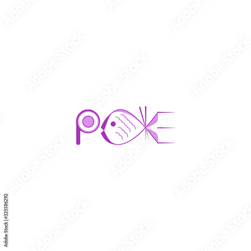 Poke Restaurant Logo Design © ItGrafis