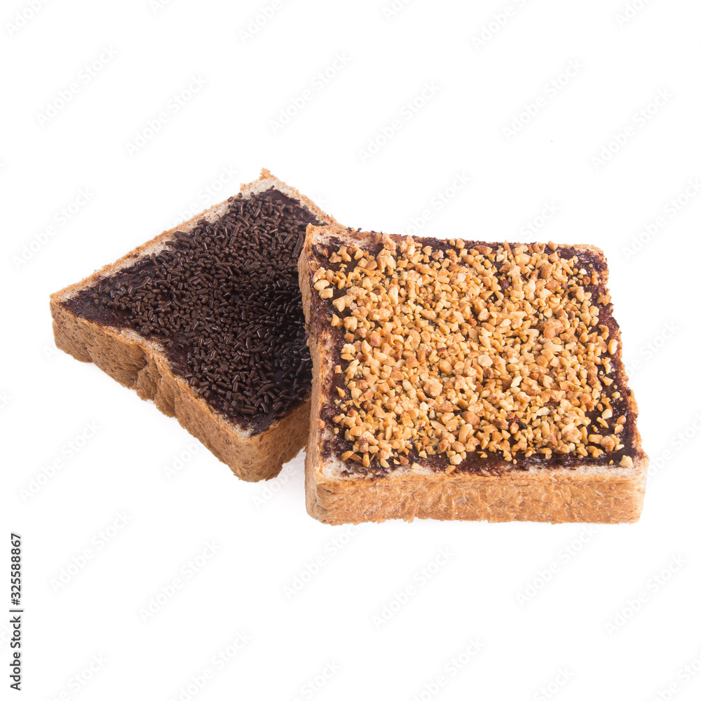 bread or bread slice with nuts chocolate on a background new. bread or bread slice with nuts chocolate on a background new.