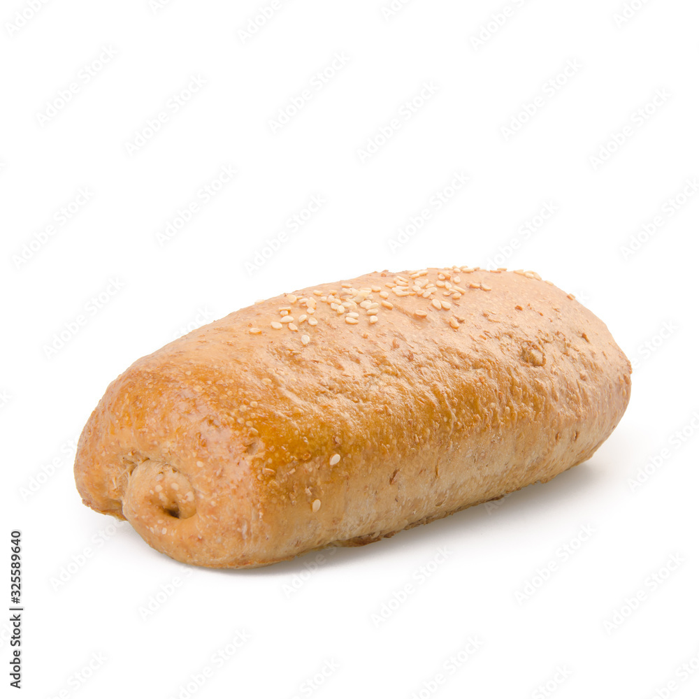 bread or whole wheat bread on a background new.