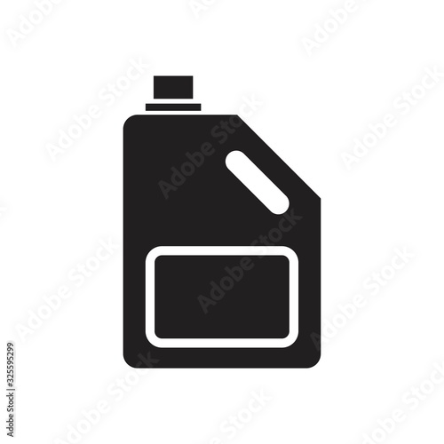 Jerrycan icon template black color editable. Jerrycan icon symbol Flat vector illustration for graphic and web design.