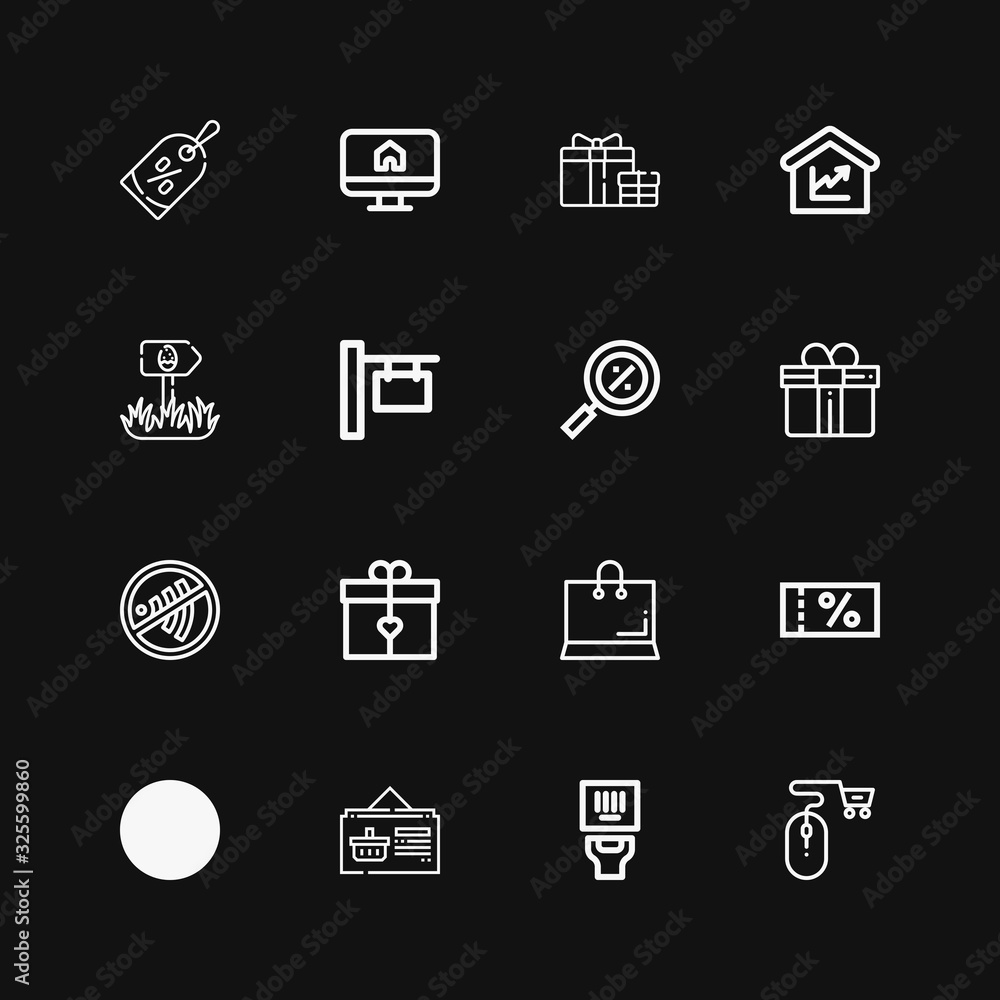 Editable 16 price icons for web and mobile Editable 16 price icons for web and mobile