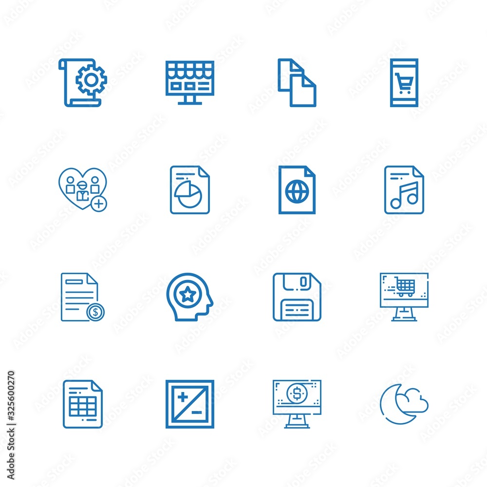 Editable 16 add icons for web and mobile Editable 16 add icons for web and mobile