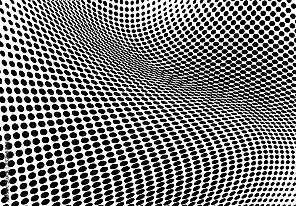 Abstract half-tone texture. Black and white chaotic background of dots Abstract half-tone texture. Black and white chaotic background of dots
