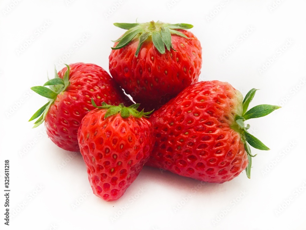 Strawberry isolated on white background. Strawberry isolated on white background.